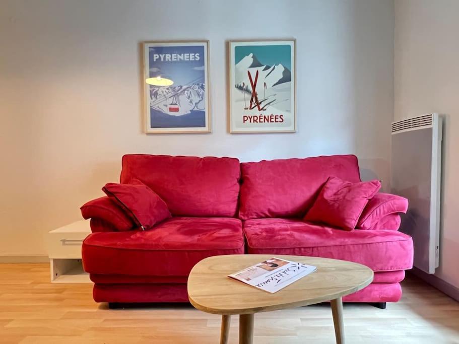 T3 Centre Ville Avec Parking, Balcon Et Wifi. 5P. Cauterets Buitenkant foto